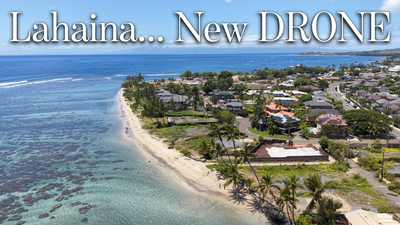 Lahaina, MAUI after Hurricane LALA... NEW Drone Tour !!!